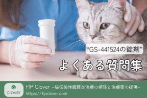 経口型(錠剤) GS-441524の投薬の注意事項